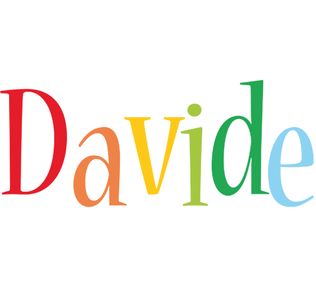 Davide birthday logo