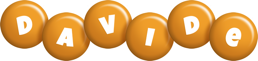 Davide candy-orange logo