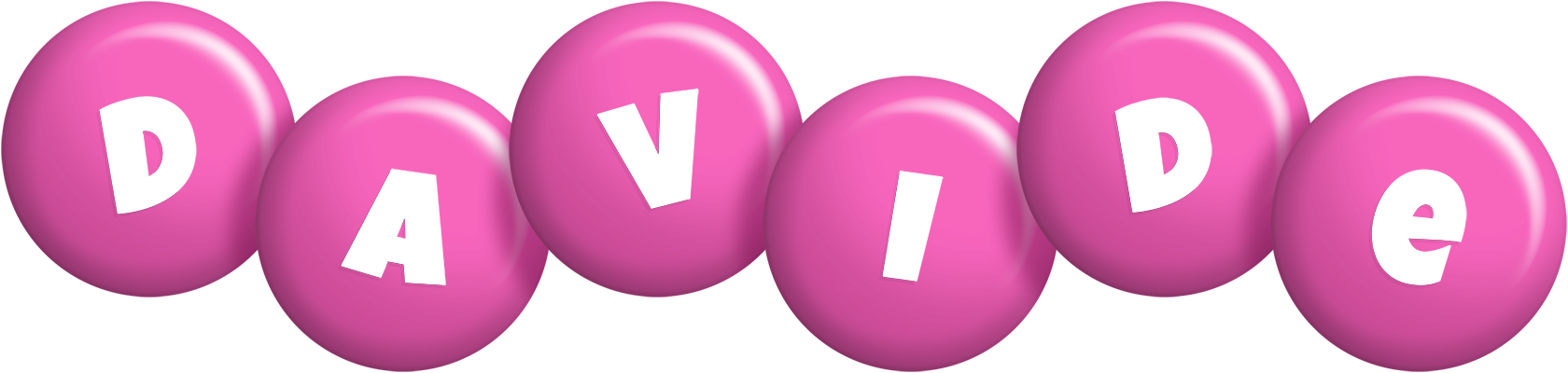 Davide candy-pink logo