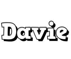 Davie snowing logo