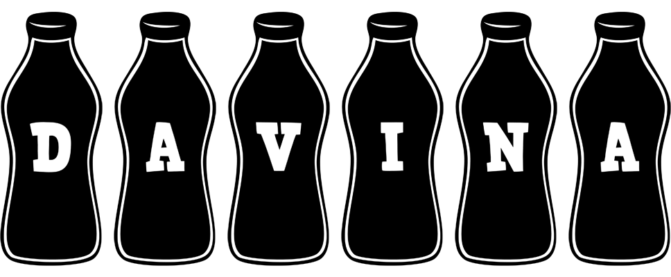 Davina bottle logo