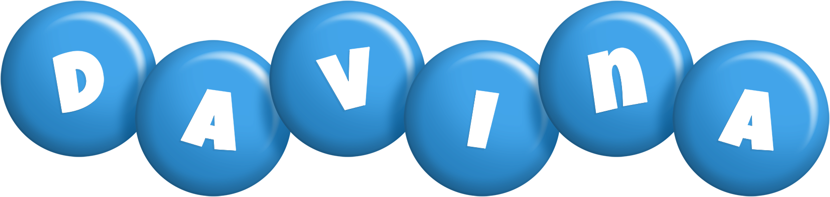 Davina candy-blue logo