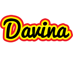 Davina flaming logo