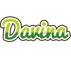 Davina golfing logo