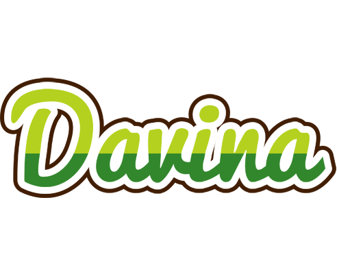 Davina golfing logo
