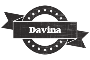 Davina grunge logo