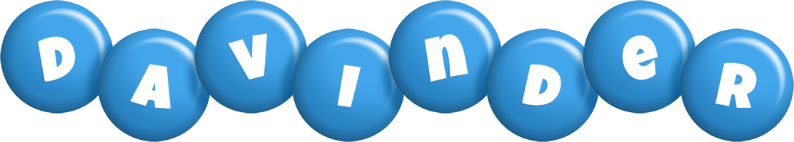 Davinder candy-blue logo