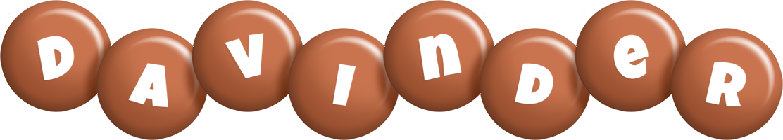 Davinder candy-brown logo