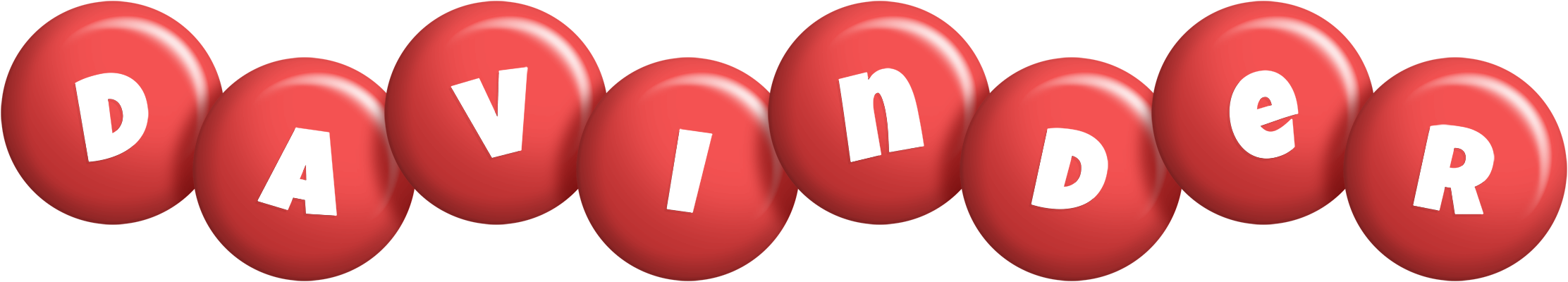 Davinder candy-red logo