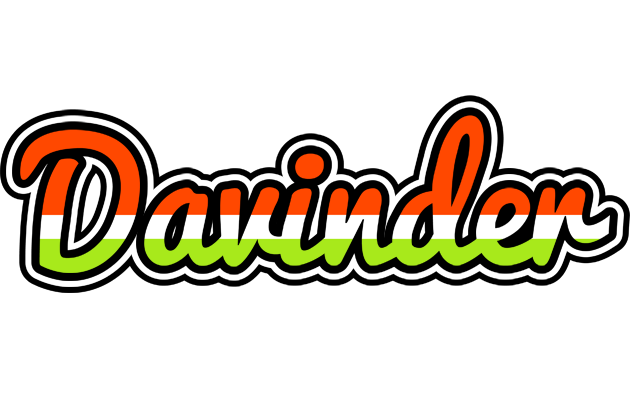 Davinder exotic logo