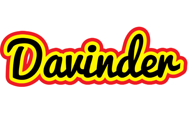 Davinder flaming logo