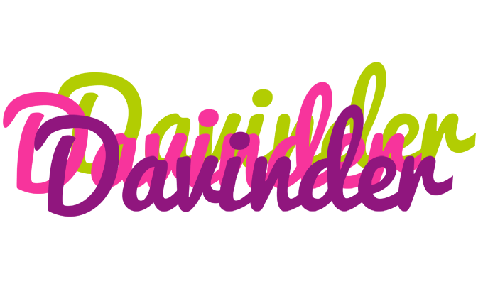 Davinder flowers logo