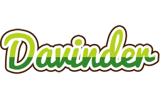 Davinder golfing logo