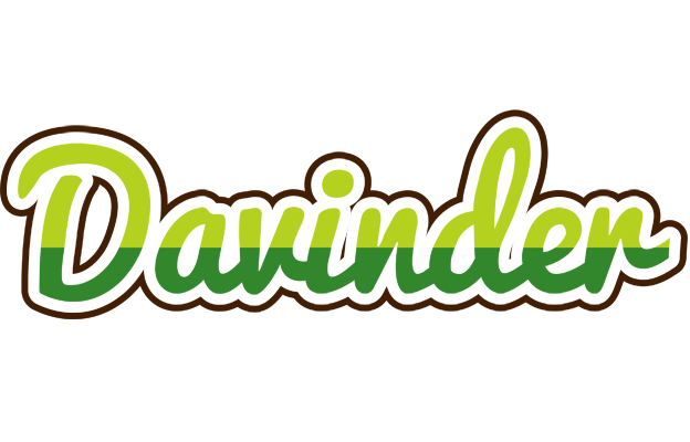 Davinder golfing logo