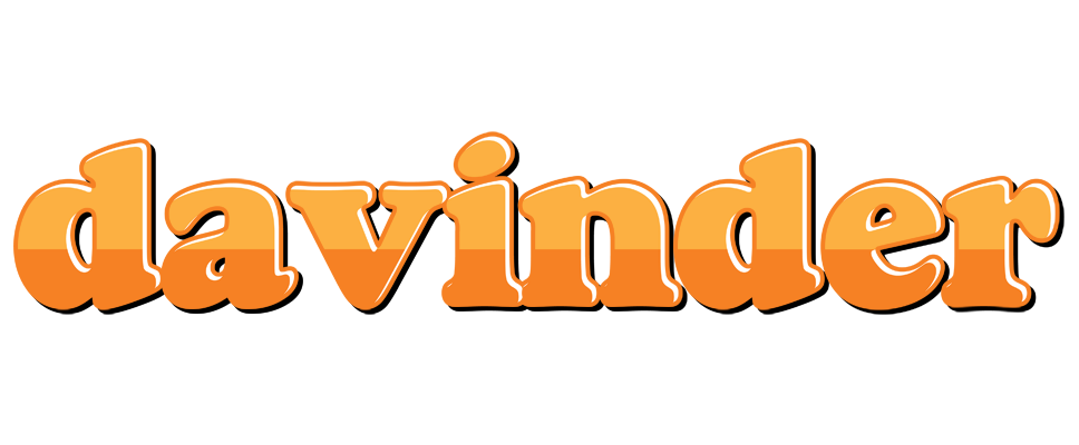 Davinder orange logo