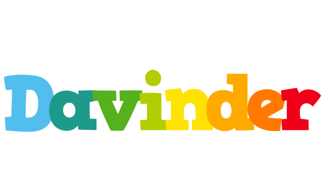Davinder rainbows logo