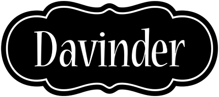 Davinder welcome logo