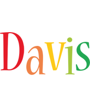Davis birthday logo