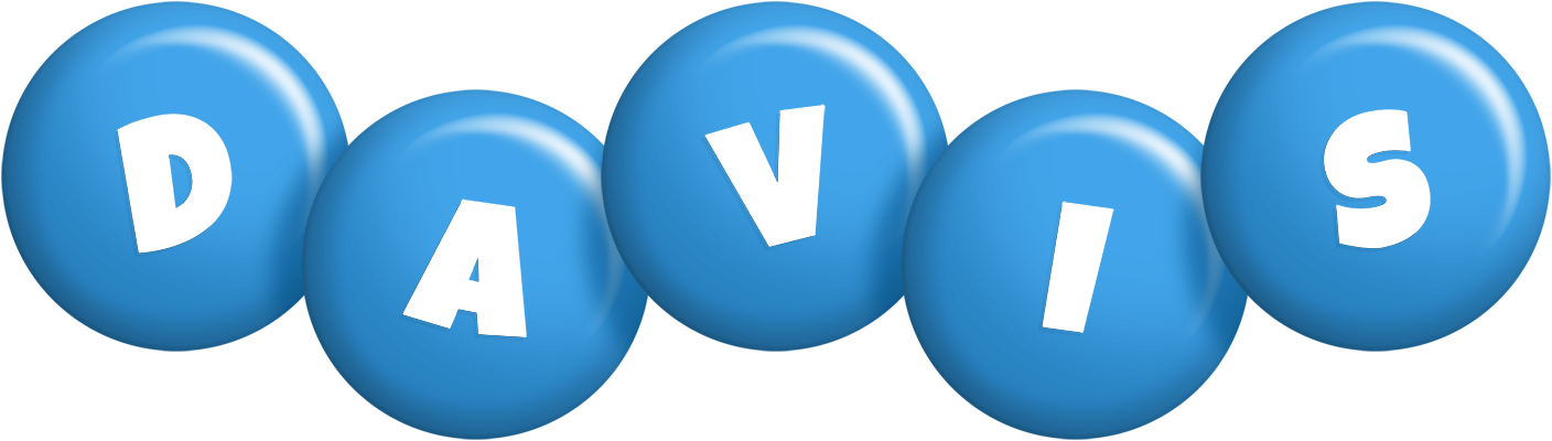 Davis candy-blue logo