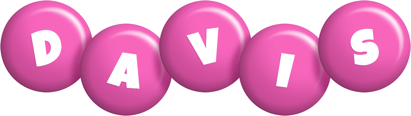 Davis candy-pink logo