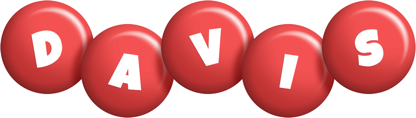 Davis candy-red logo