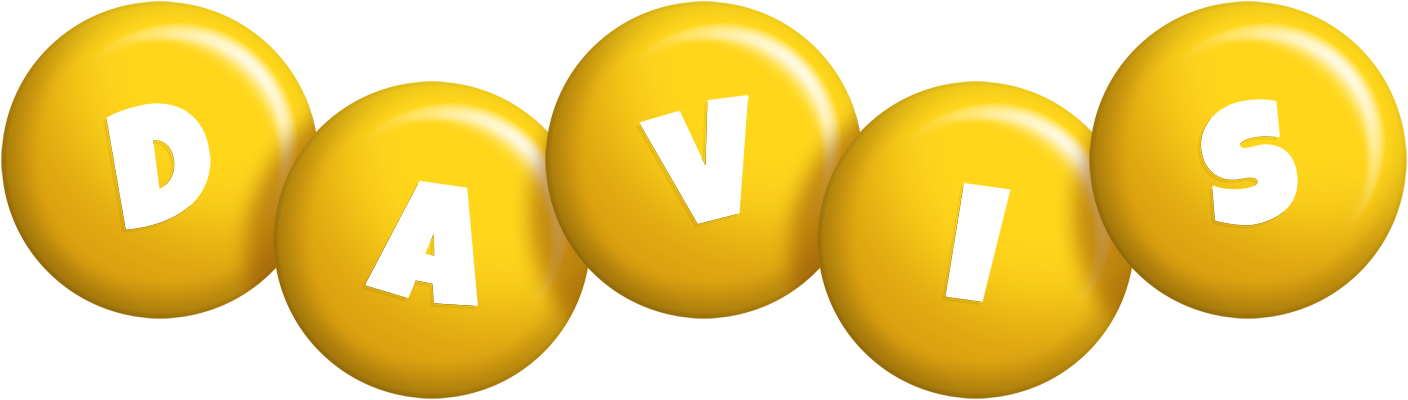 Davis candy-yellow logo