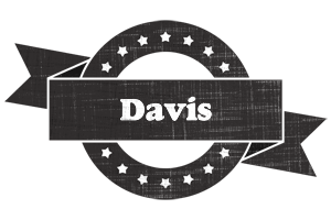 Davis grunge logo