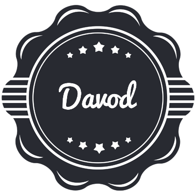 Davod badge logo