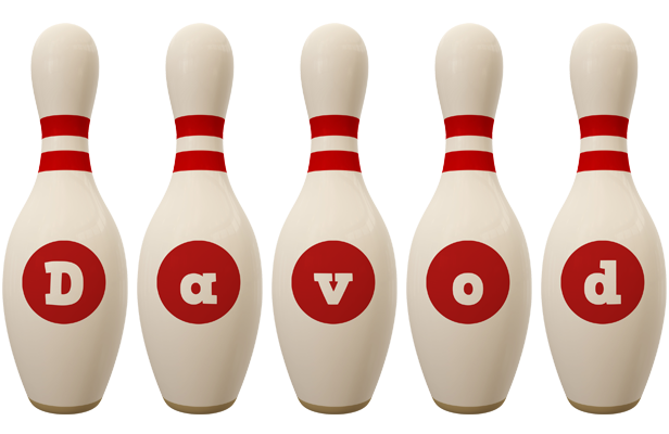 Davod bowling-pin logo