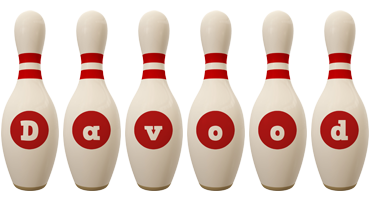 Davood bowling-pin logo