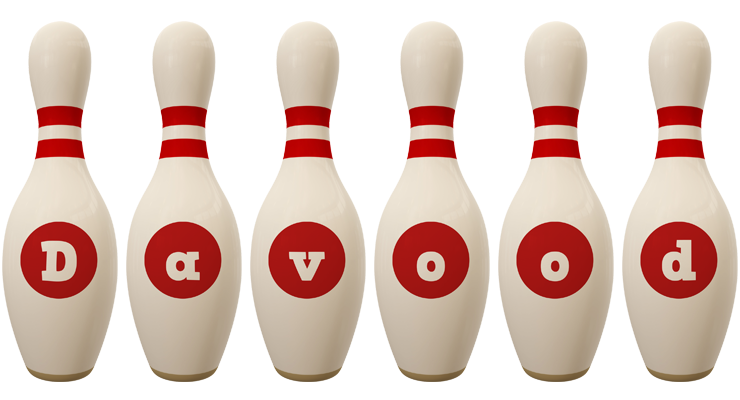 Davood bowling-pin logo