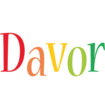 Davor birthday logo