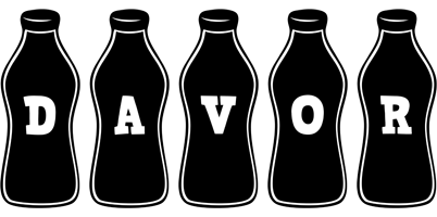 Davor bottle logo