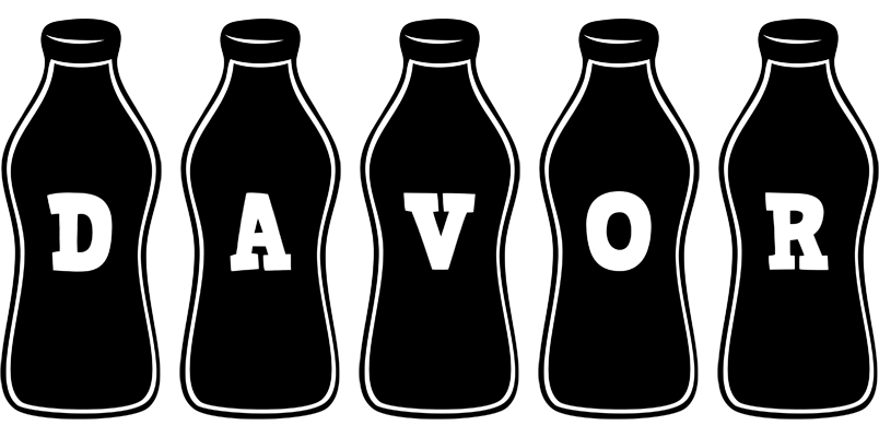 Davor bottle logo