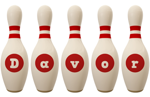 Davor bowling-pin logo