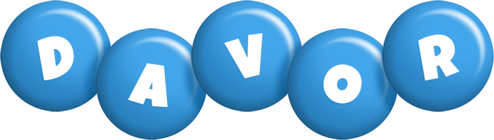 Davor candy-blue logo