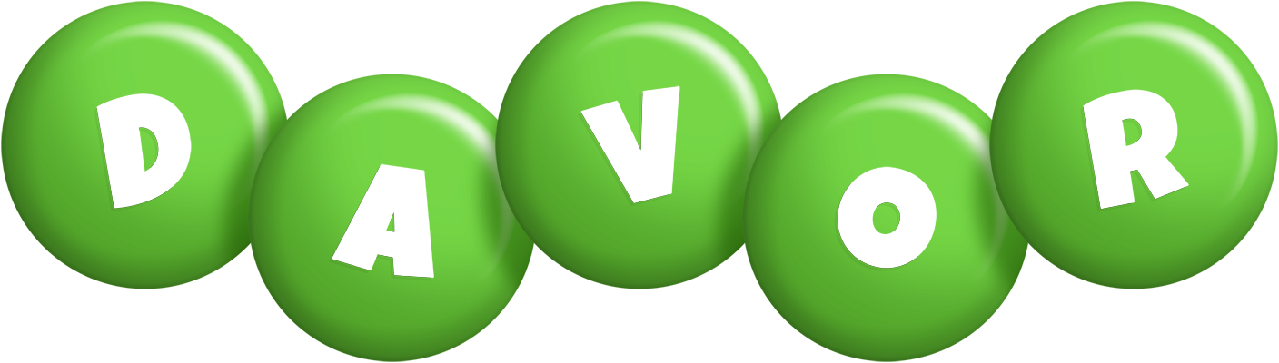 Davor candy-green logo