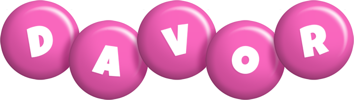 Davor candy-pink logo