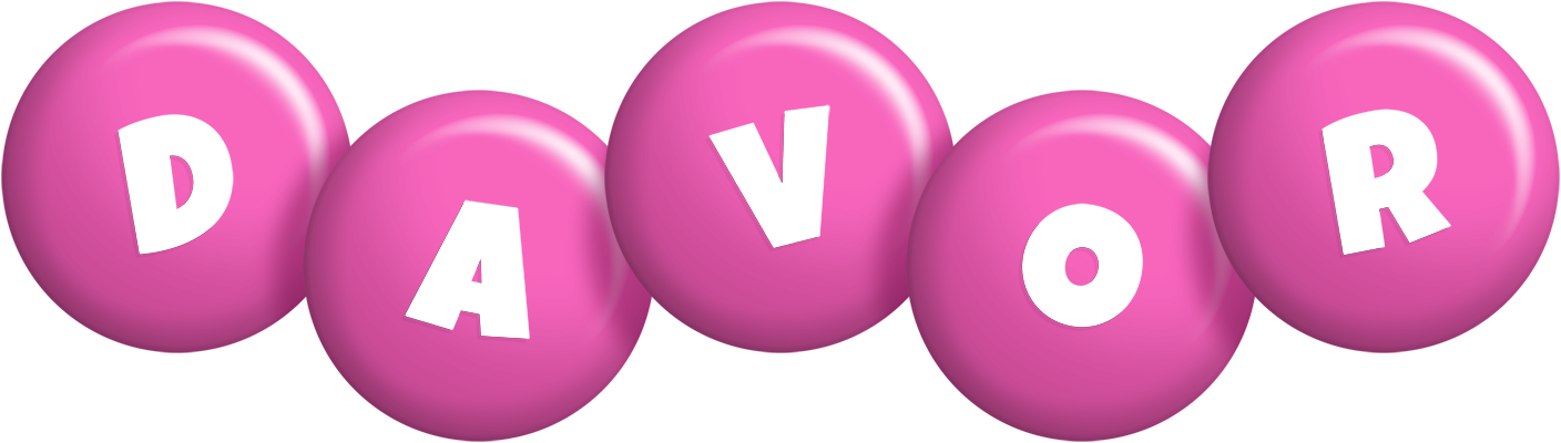 Davor candy-pink logo