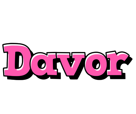 Davor girlish logo