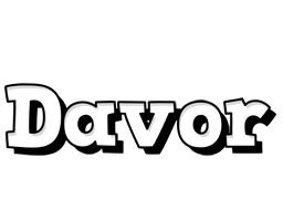 Davor snowing logo