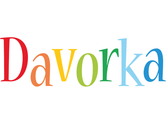 Davorka birthday logo