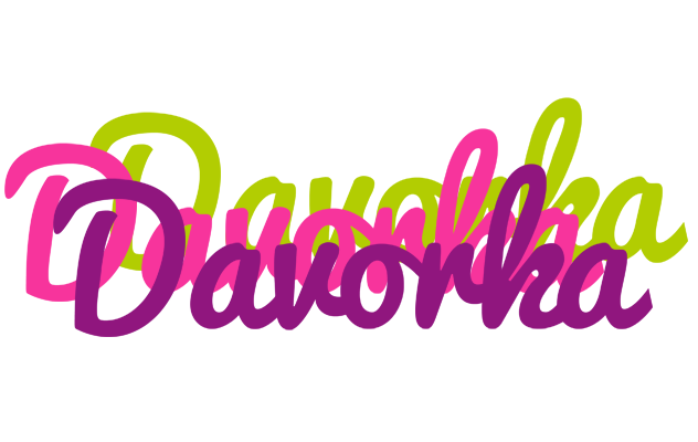 Davorka flowers logo