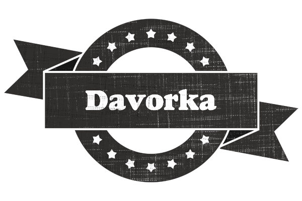 Davorka grunge logo