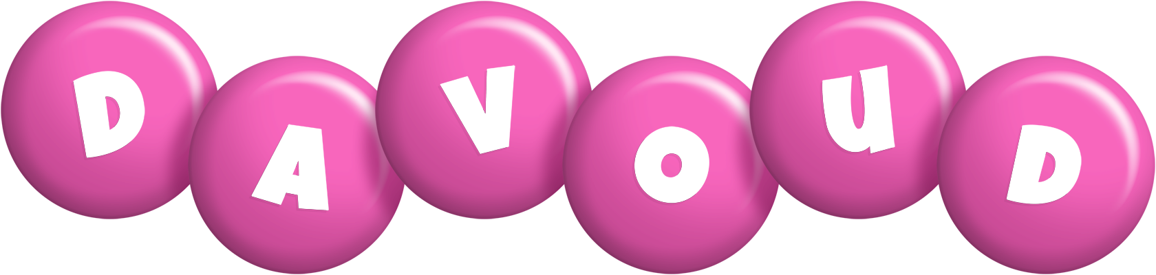 Davoud candy-pink logo
