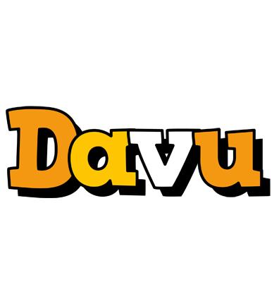 Davu cartoon logo