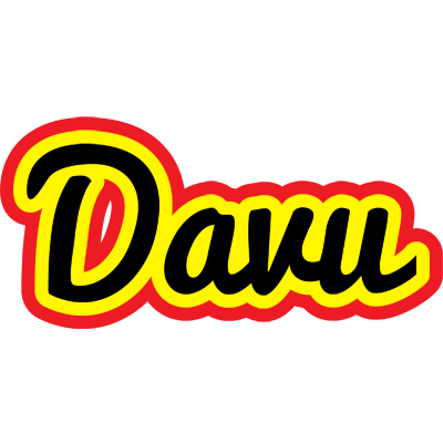 Davu flaming logo