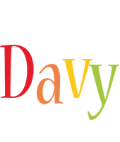 Davy birthday logo