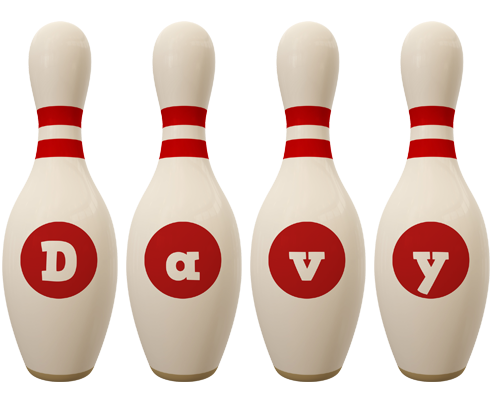 Davy bowling-pin logo