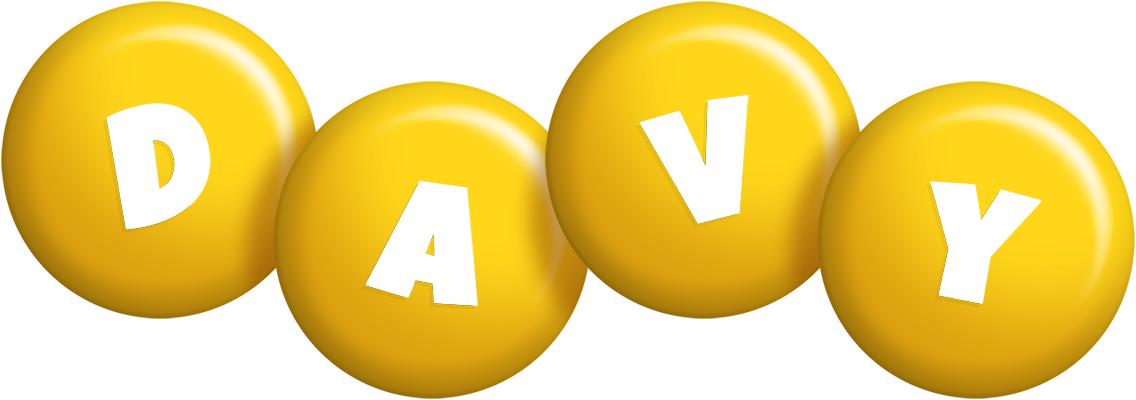 Davy candy-yellow logo